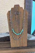 DS Turquoise Pearl Necklace