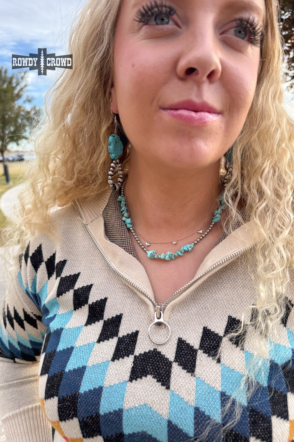 DS Rockin' With Turquoise Necklace
