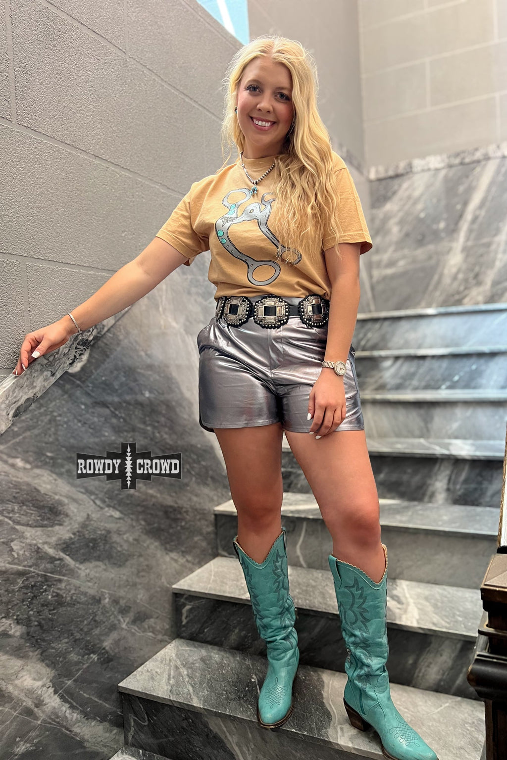 DS Marfa Metallic Shorts