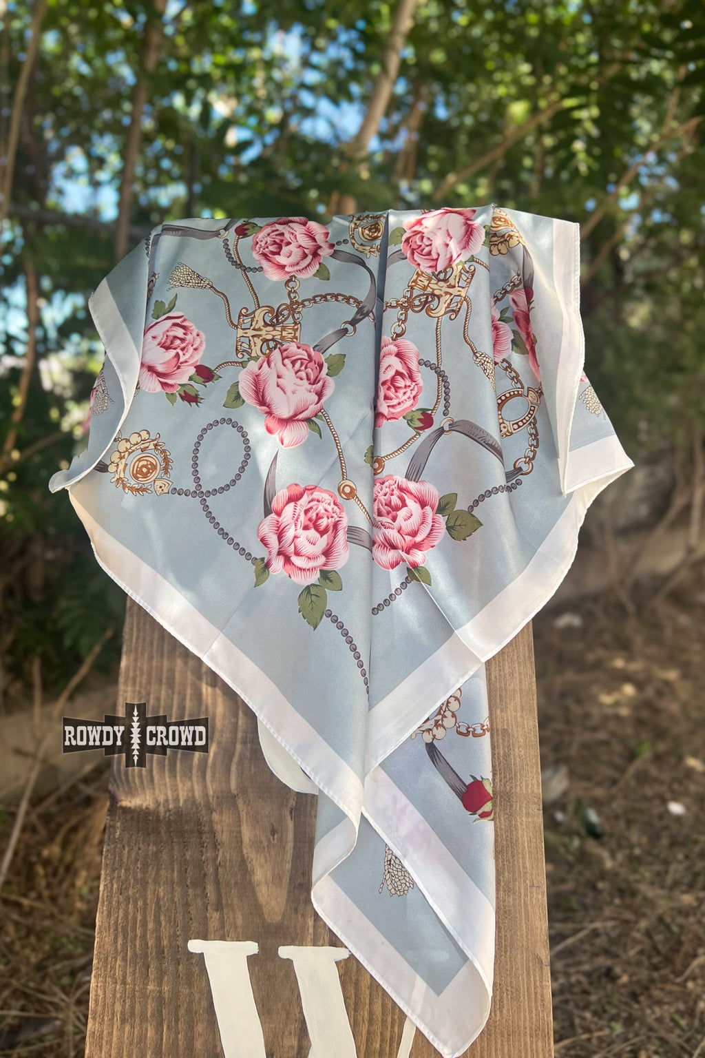 DS SMALL Rebellious Rose Wild Rag