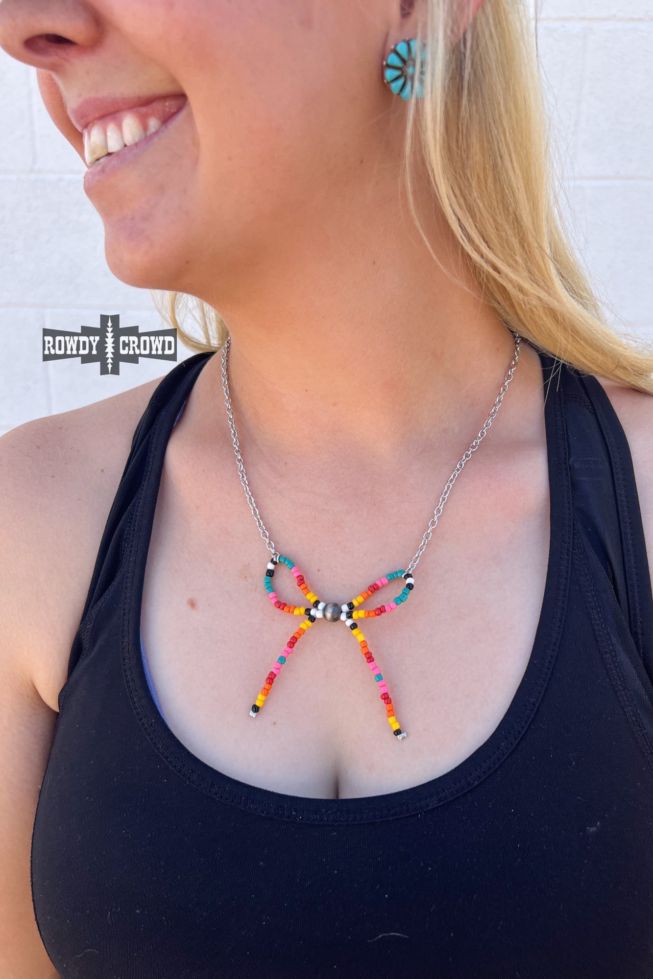 DS Bandera Bow Necklace