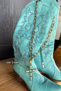 DS Cowgirl Cross Necklace