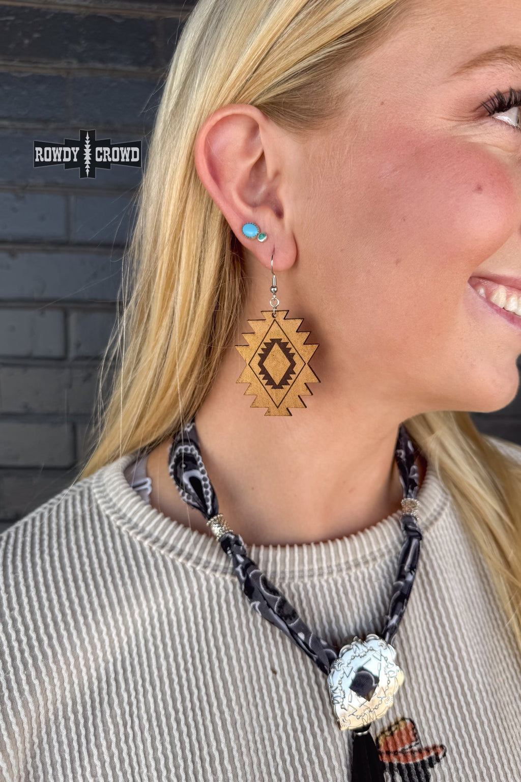 DS Aztec Cowgirl Earrings