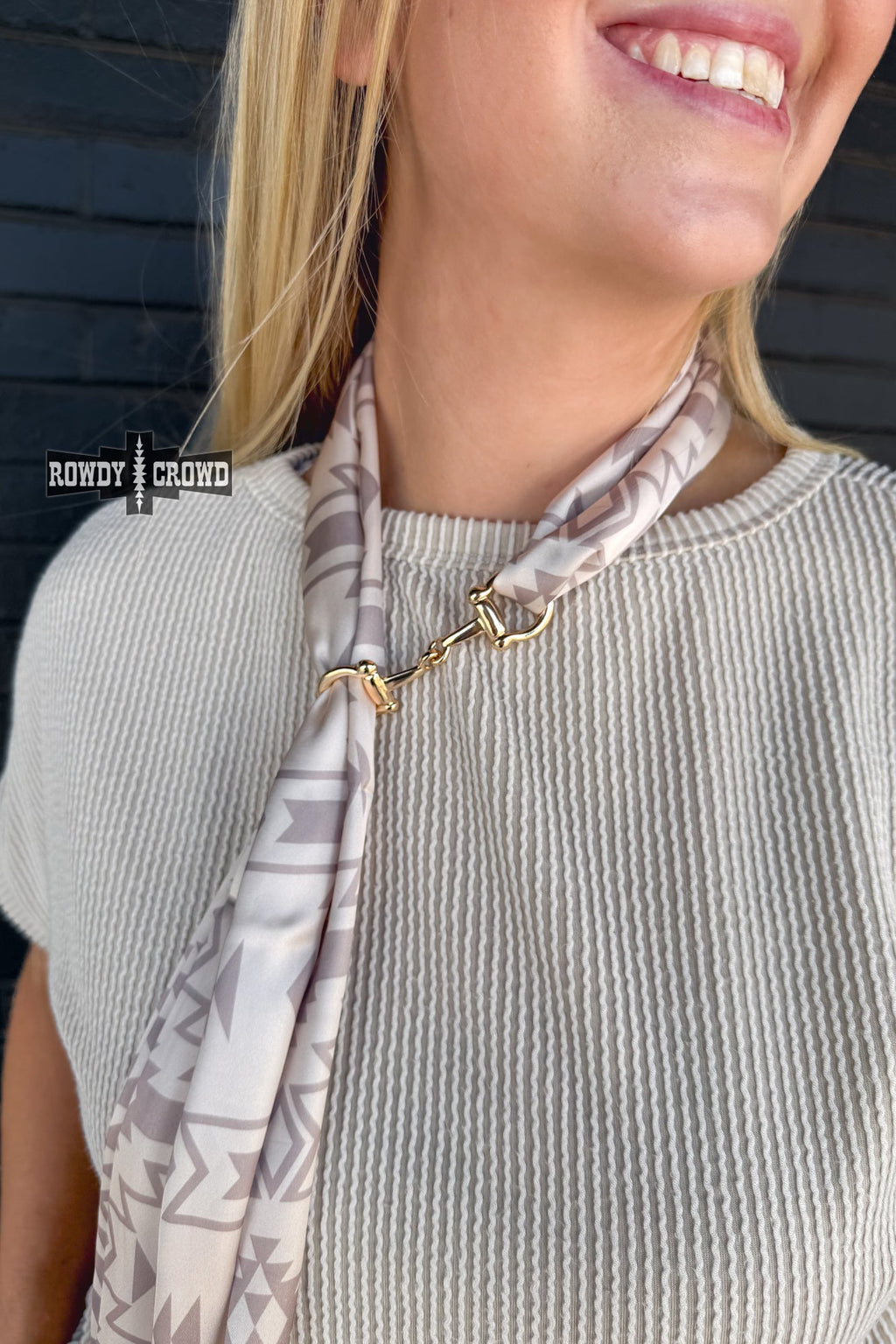 DS Snazzy Snaffle Scarf Slide