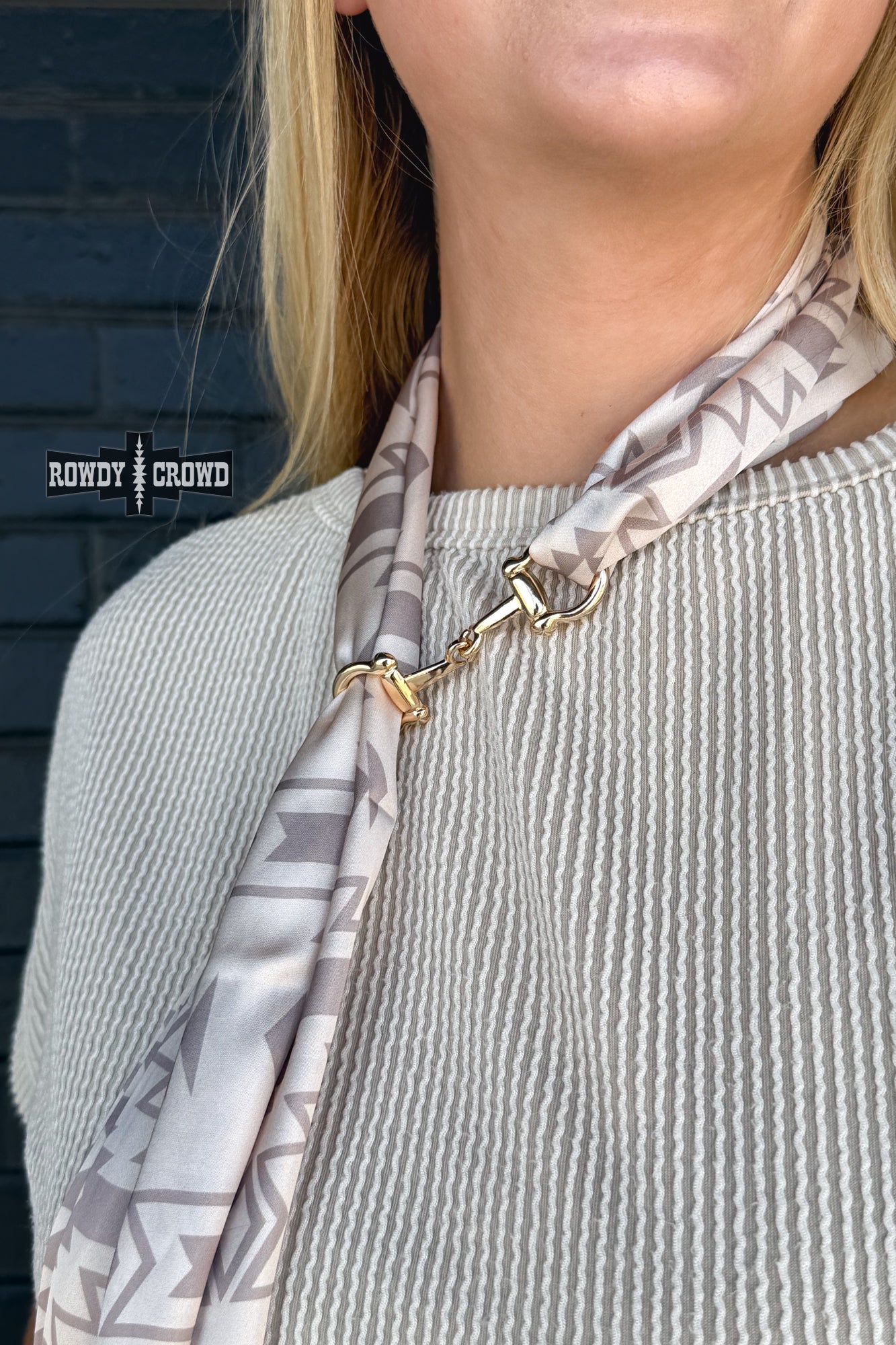 DS Snazzy Snaffle Scarf Slide
