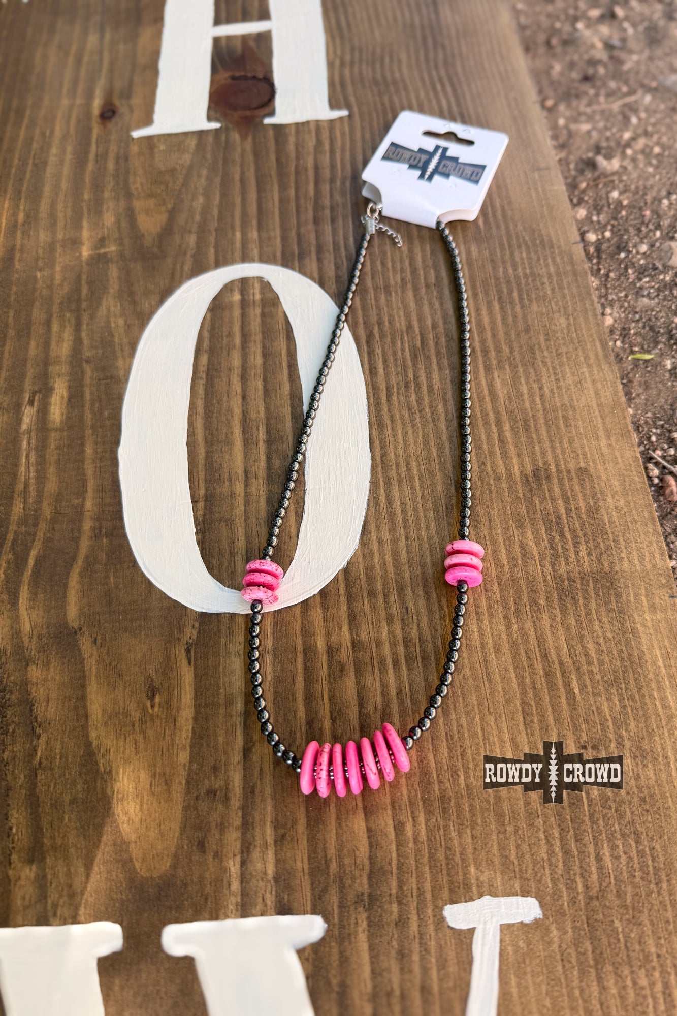 DS Pink Pony Necklace