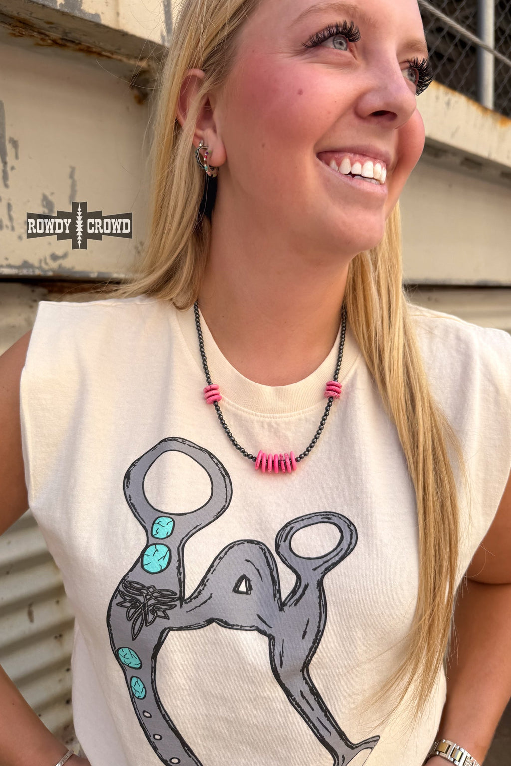 DS Pink Pony Necklace