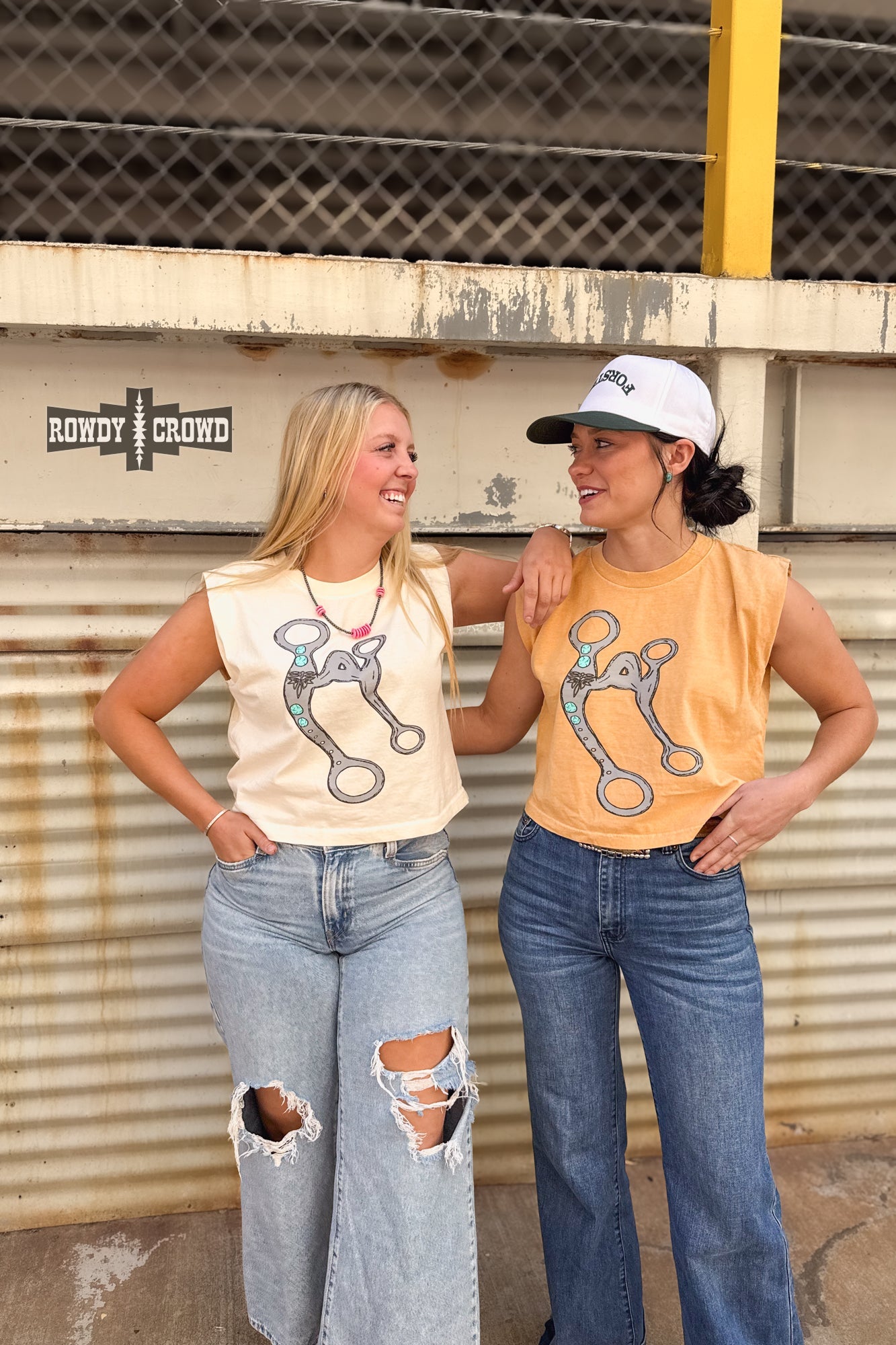 DS A Bit Ranchy Tank- CREAM