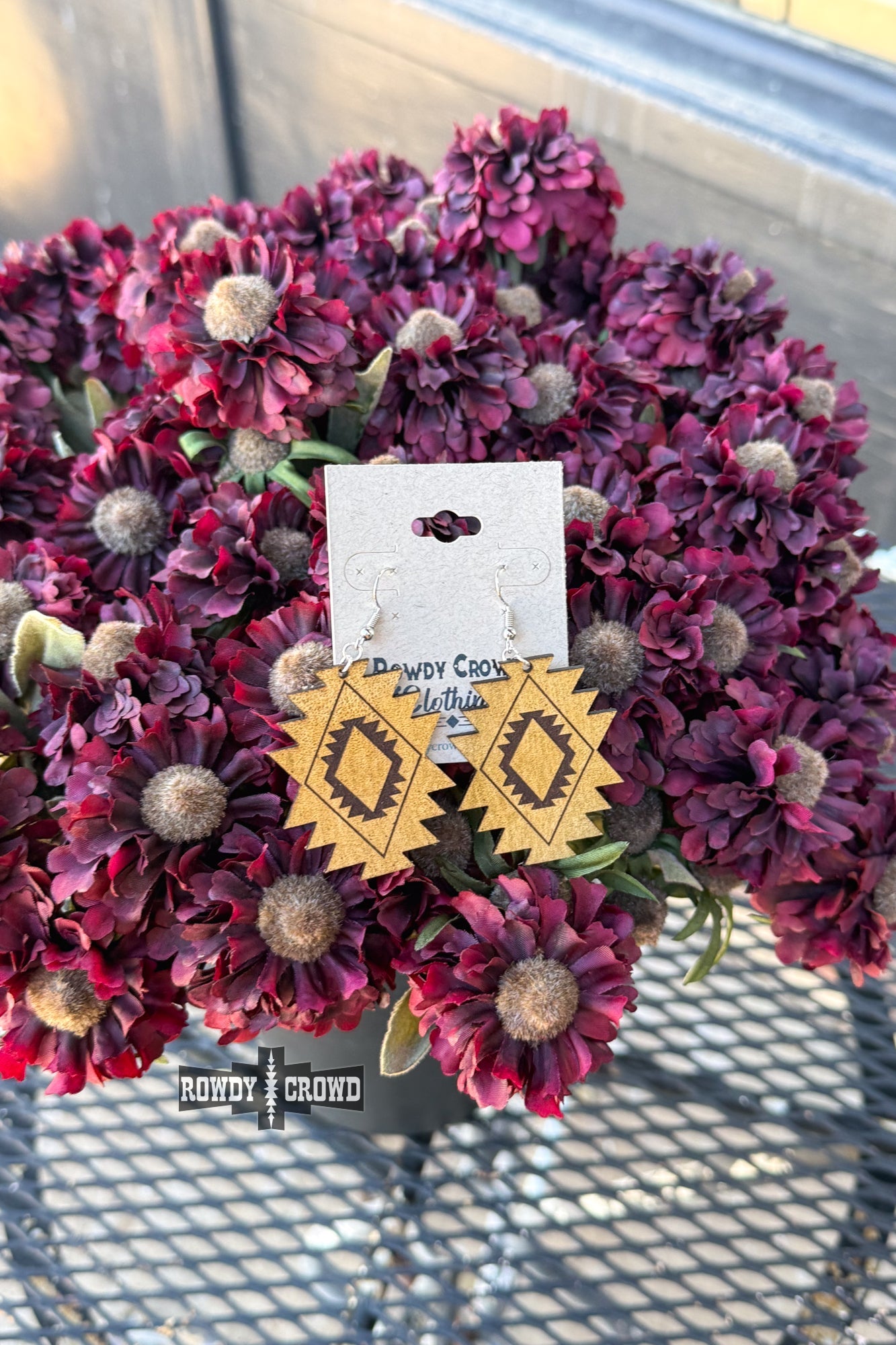 DS Aztec Cowgirl Earrings