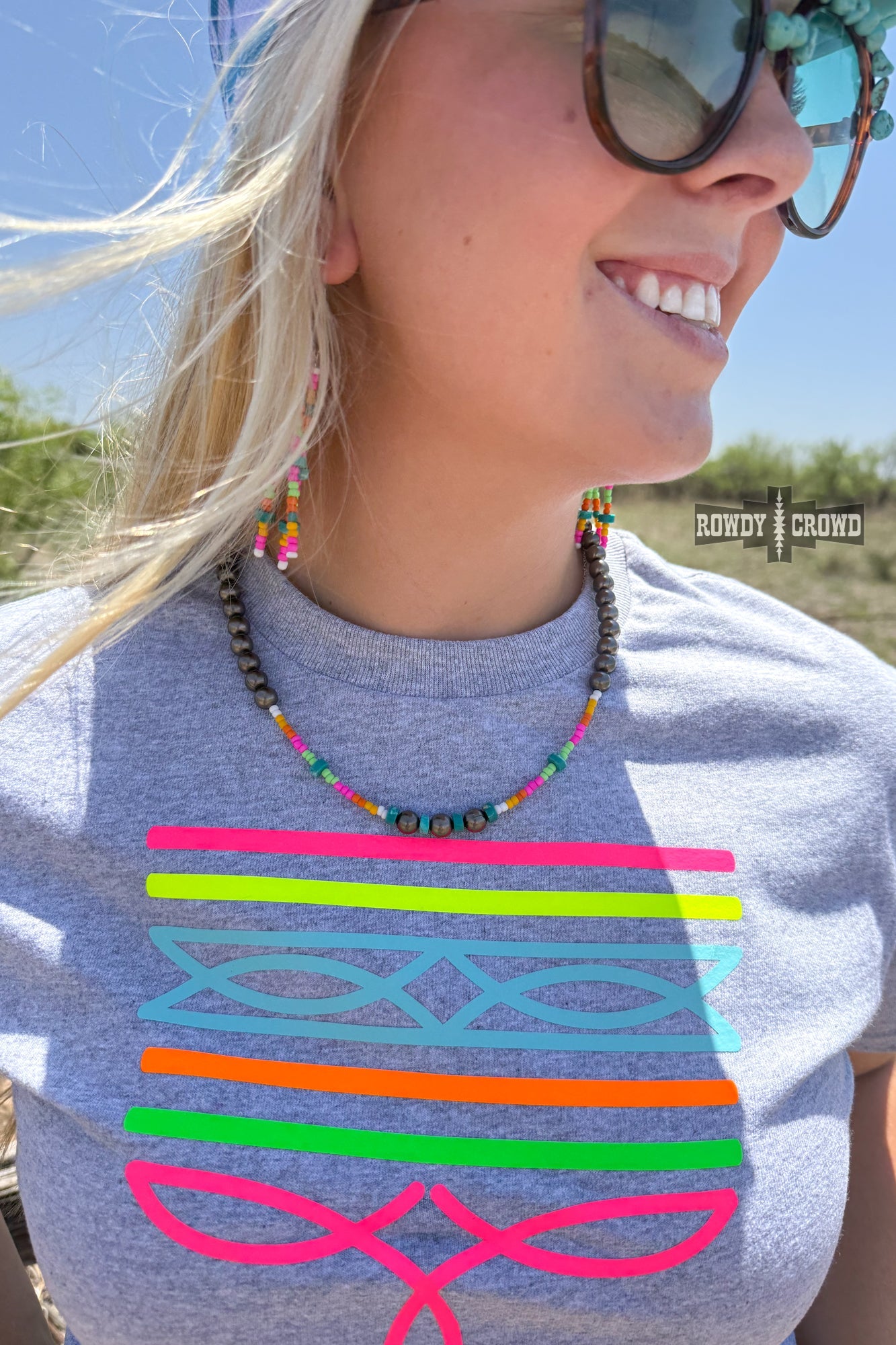DS Serape Sunrise Necklace