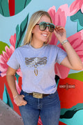 DS Leopard Boot Stitch Tee