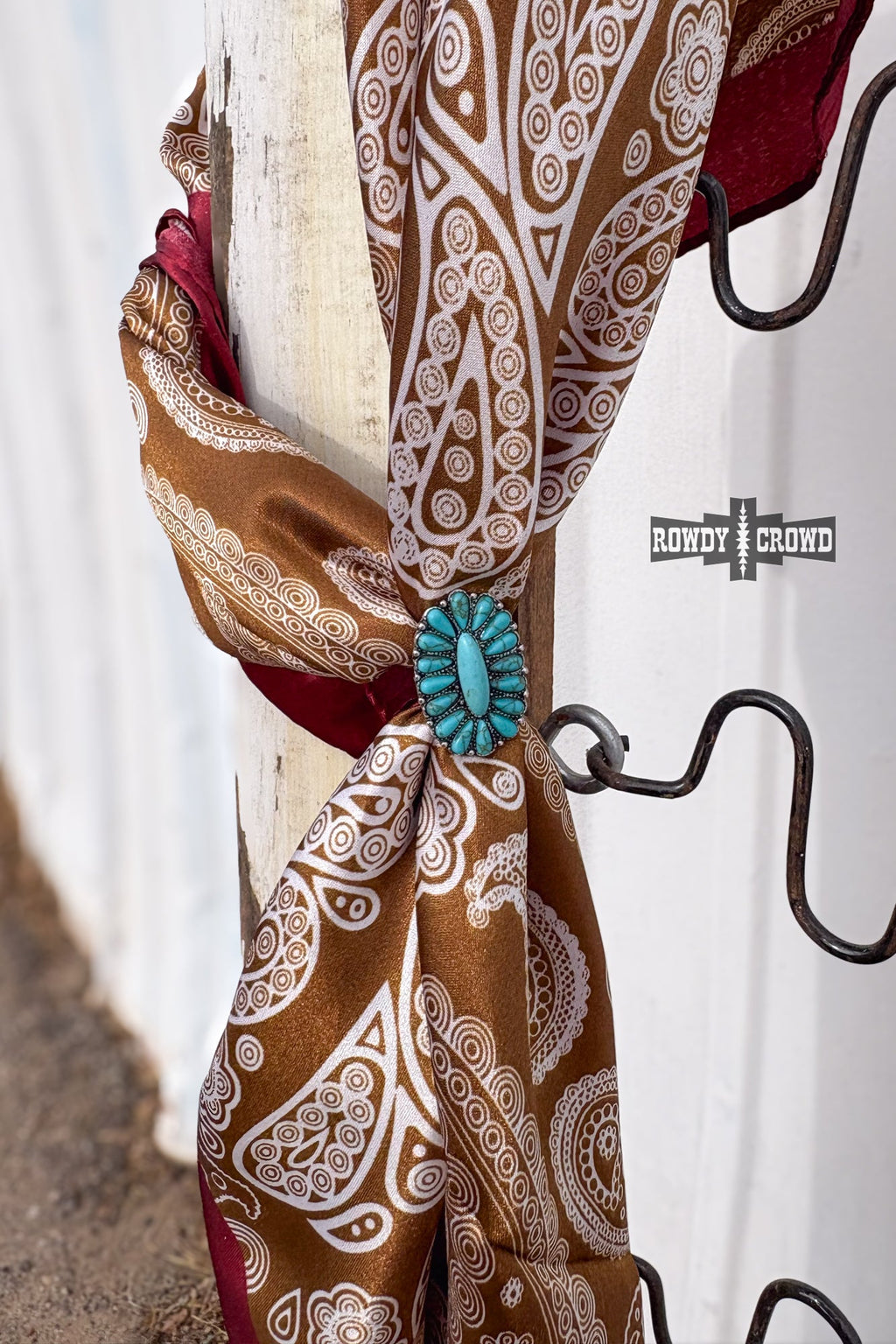 DS Colorado Concho Scarf Slide/ Ring