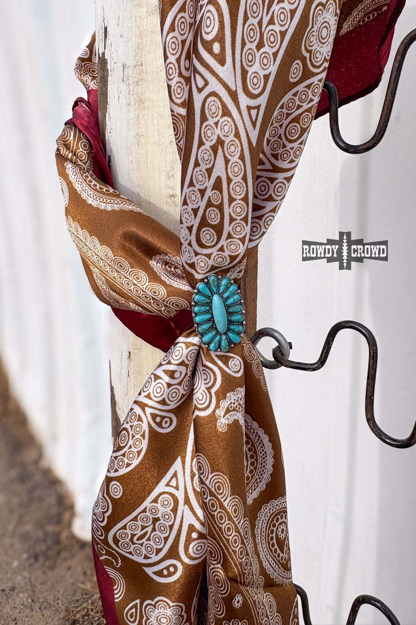DS Colorado Concho Scarf Slide/ Ring