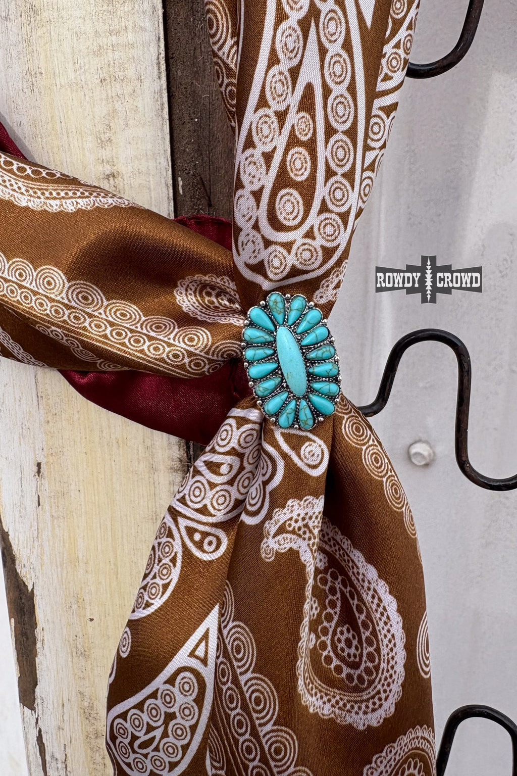 DS Colorado Concho Scarf Slide/ Ring
