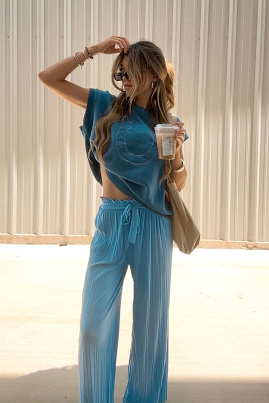 The Casual Cowgirl Pant in Blue