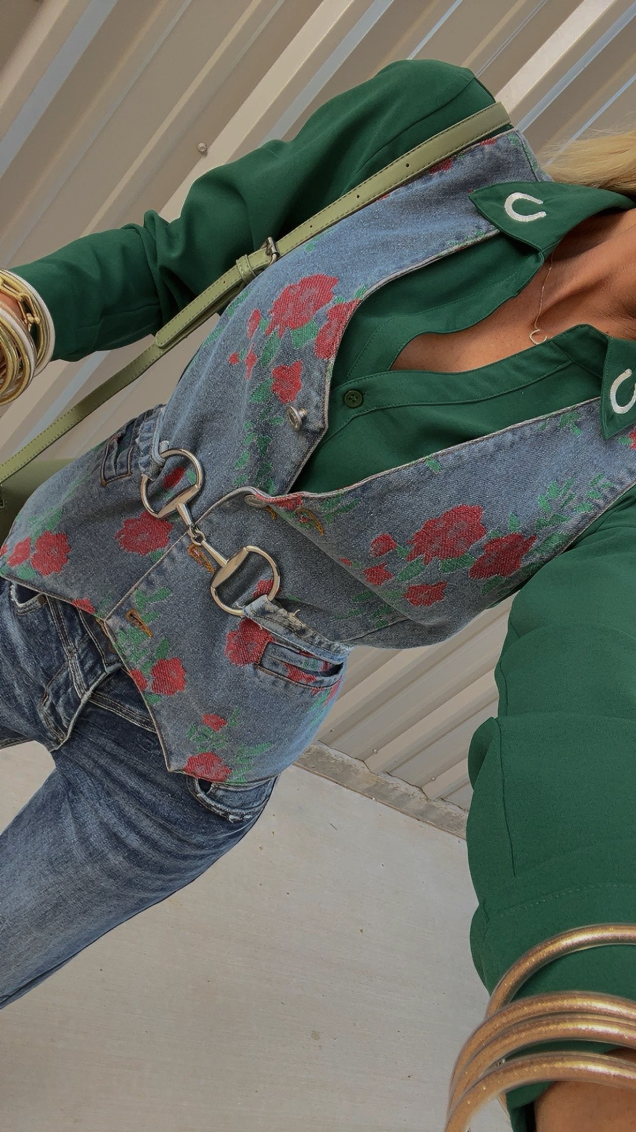 The Amalie Horsebit Belt