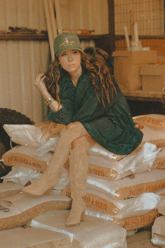 The Out West Suede Tall Cowboy Boot