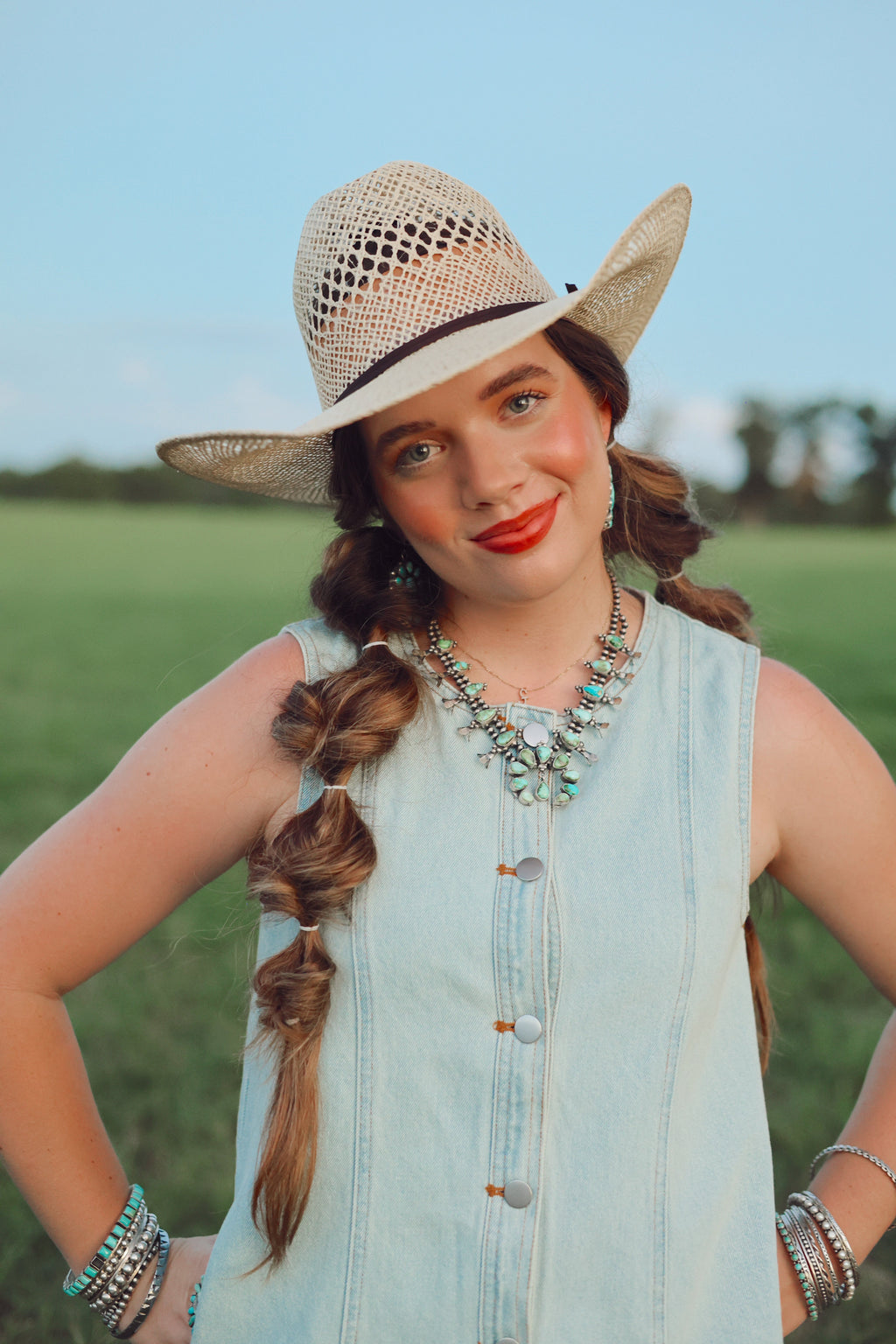 The Dobbs Denim Dress in Light Wash