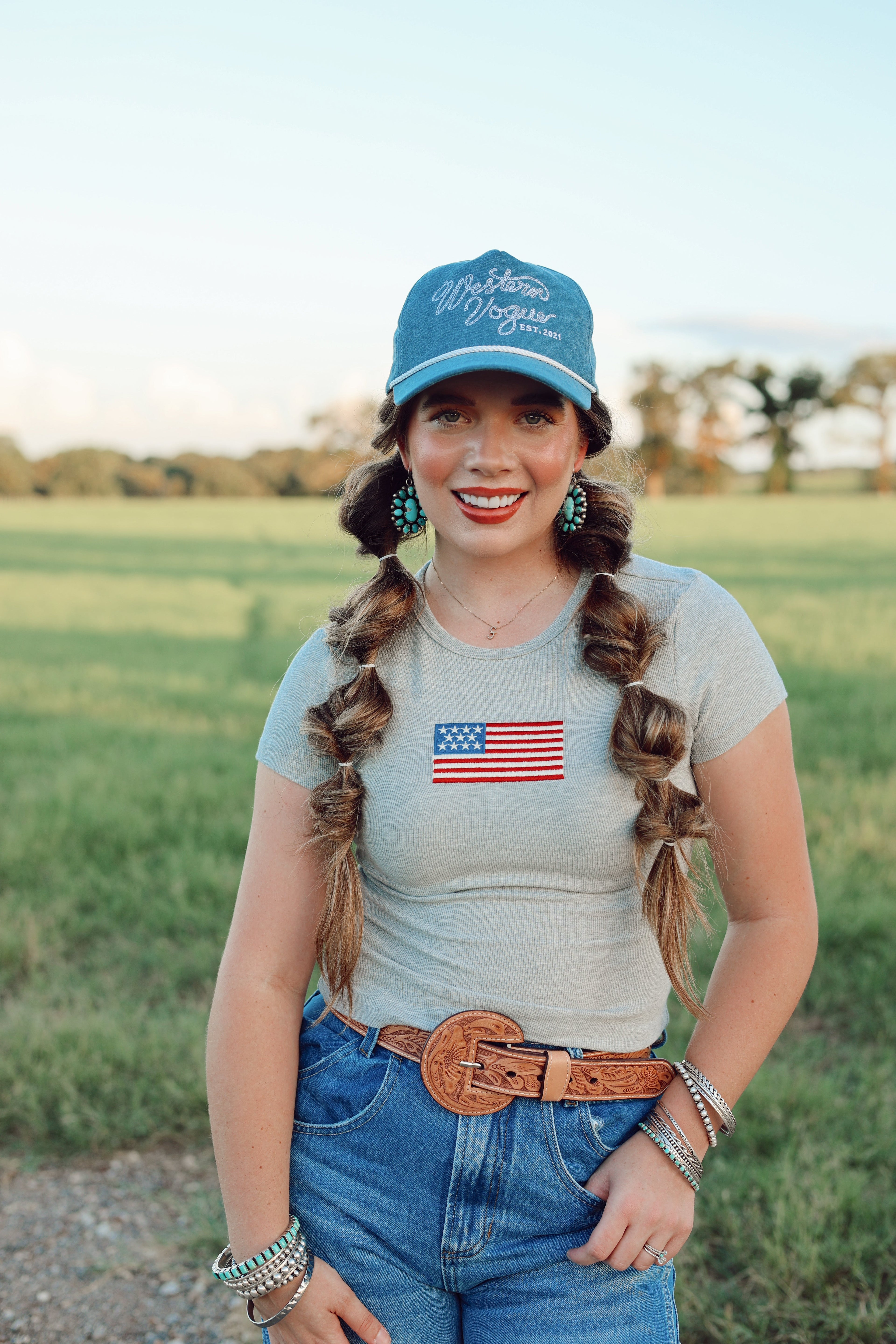 The Denim Western Vogue Baseball Cap
