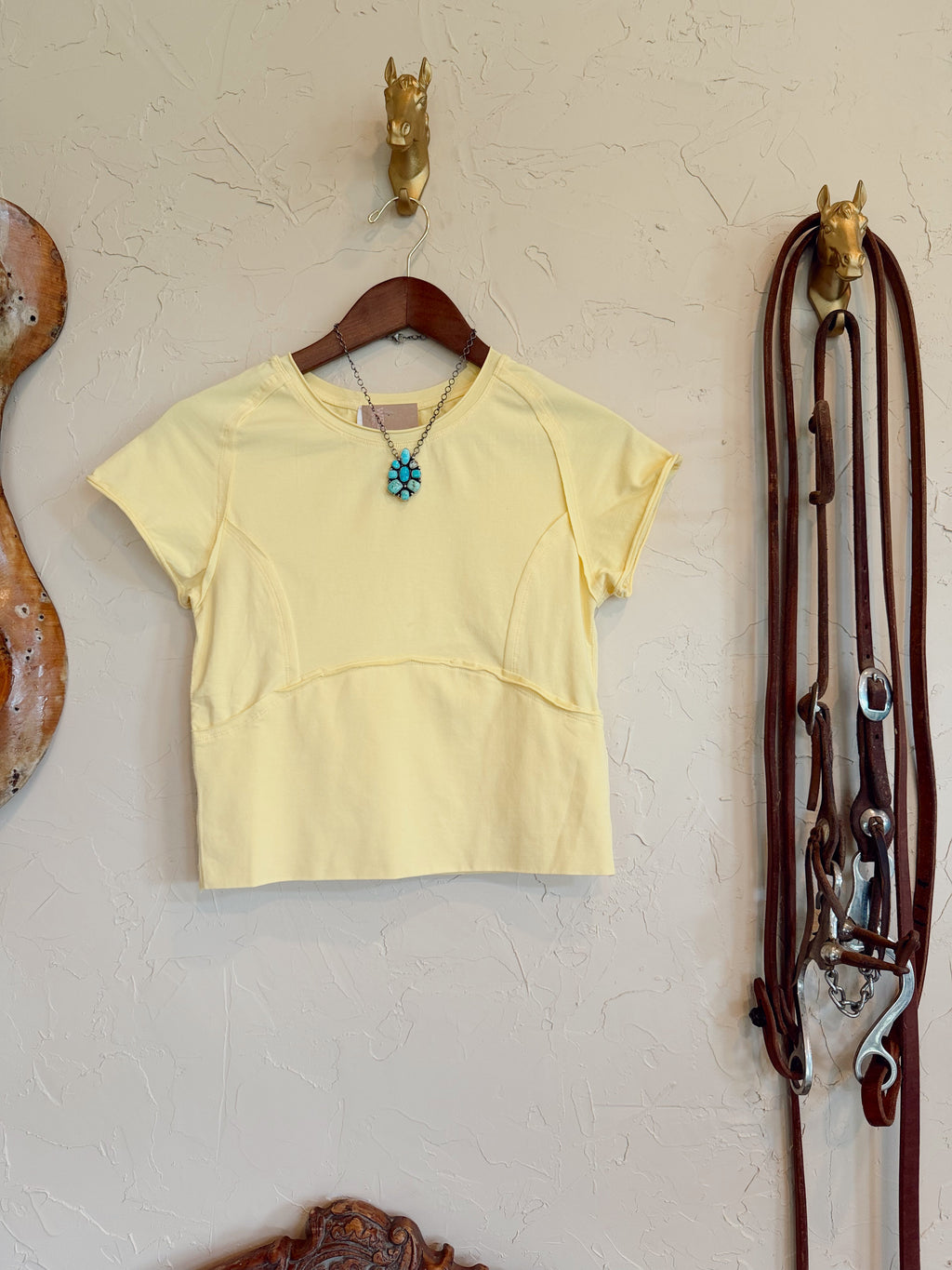 The Finley Top in Butter Yellow