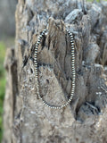 Silver Plated Beads Choker