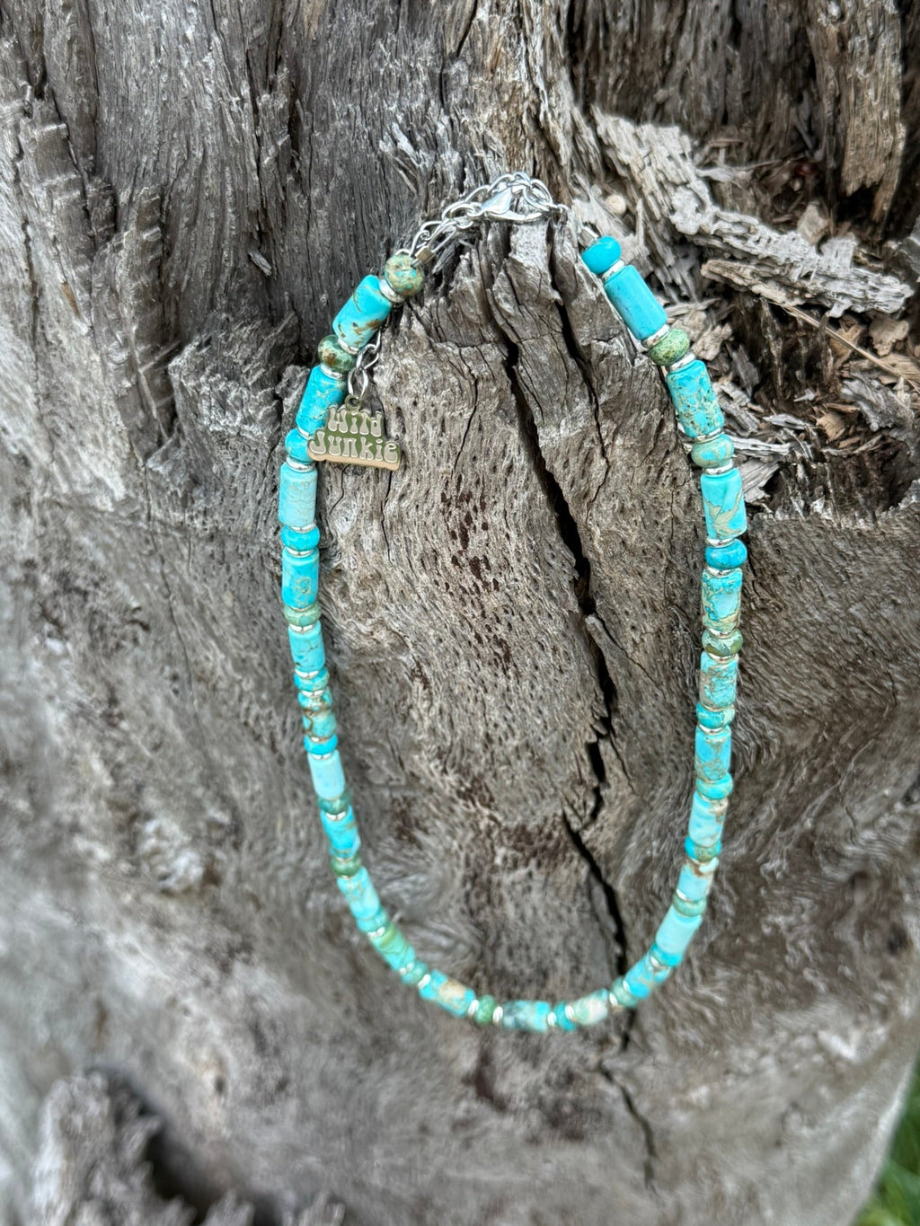 Blue Horizon Jasper Beaded Necklace