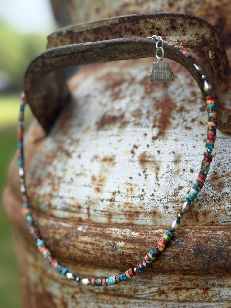 Canyon Clay Turquoise Beaded Necklace