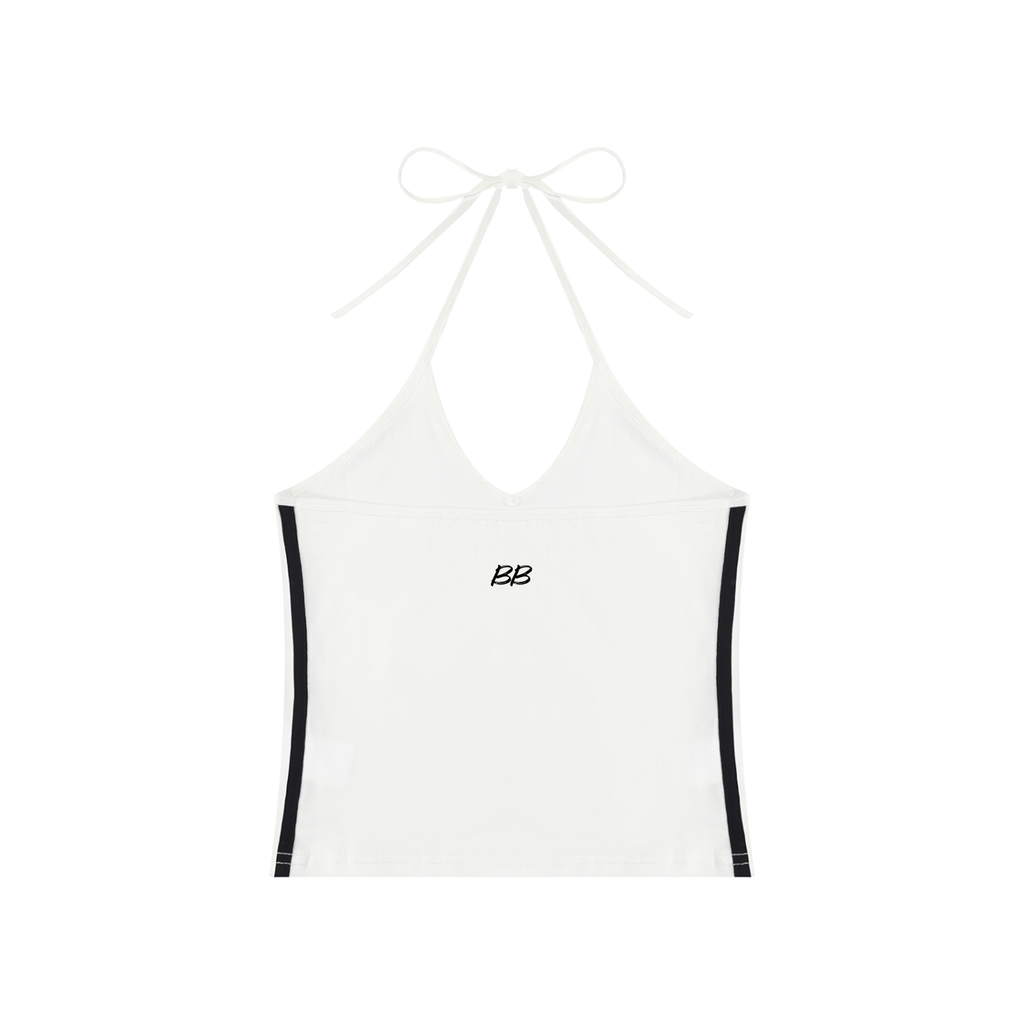 Backroad Babe Women's Color Block Halter Crop Tank Top