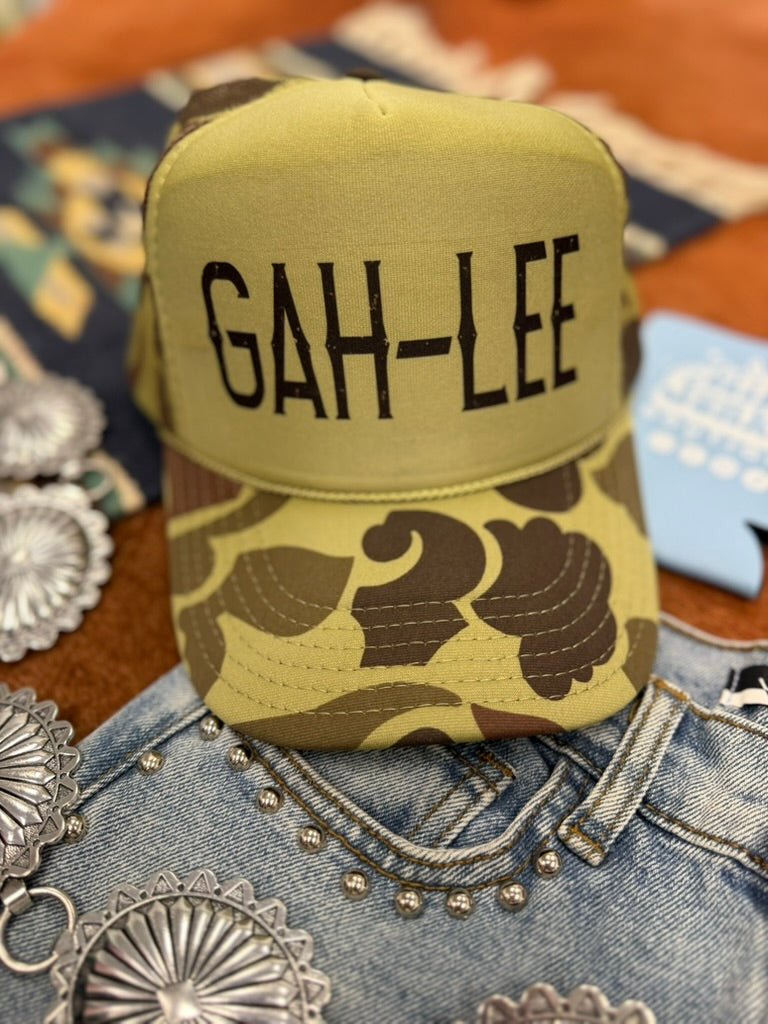GAH-LEE Camo Trucker Hat