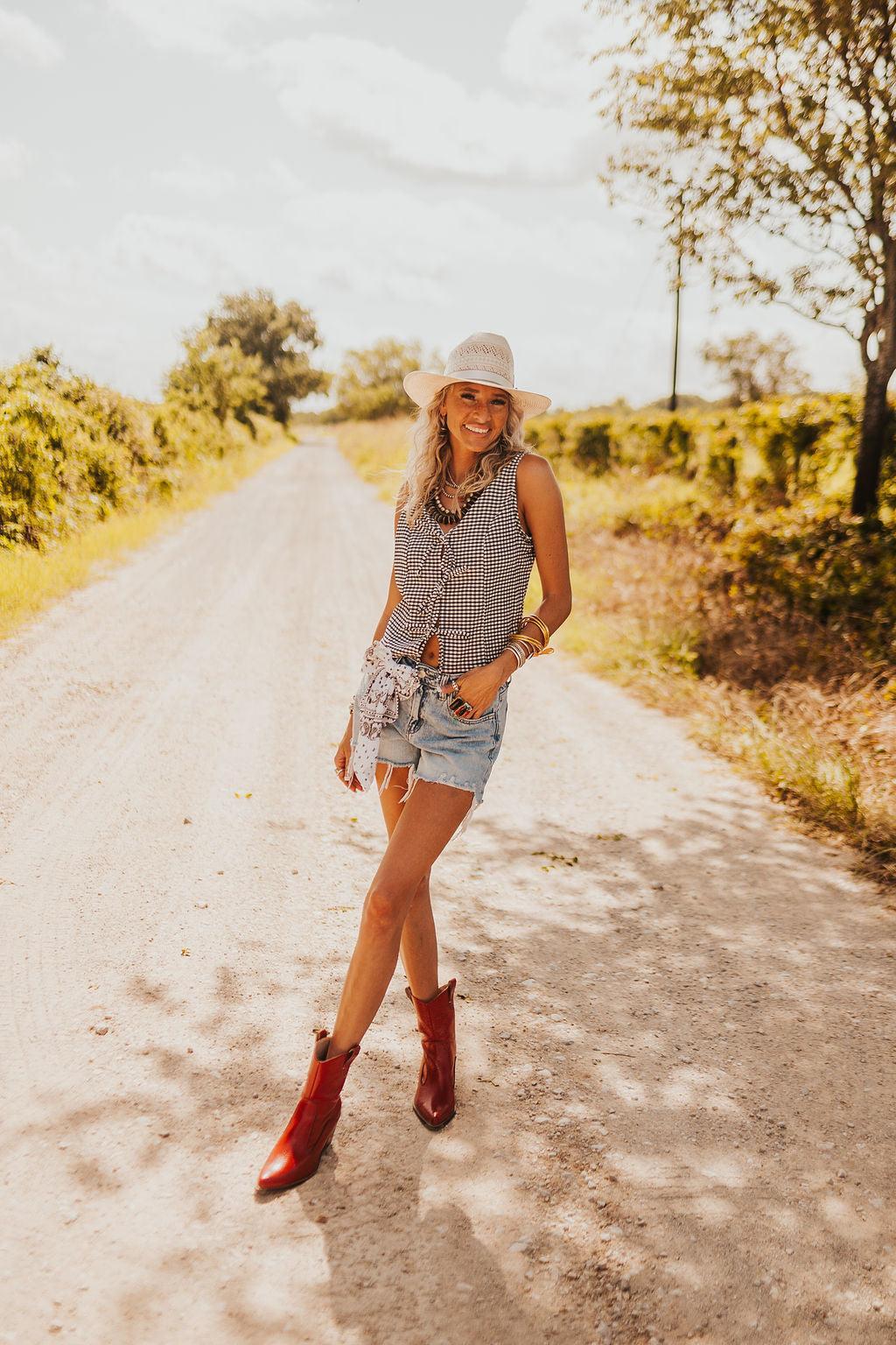 SALE The Aces Red Bootie