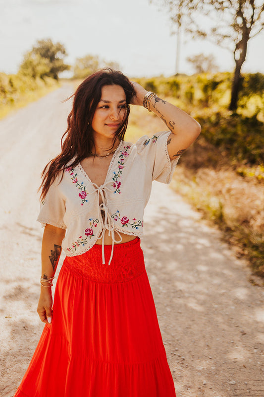 SALE The Isabella Floral Top