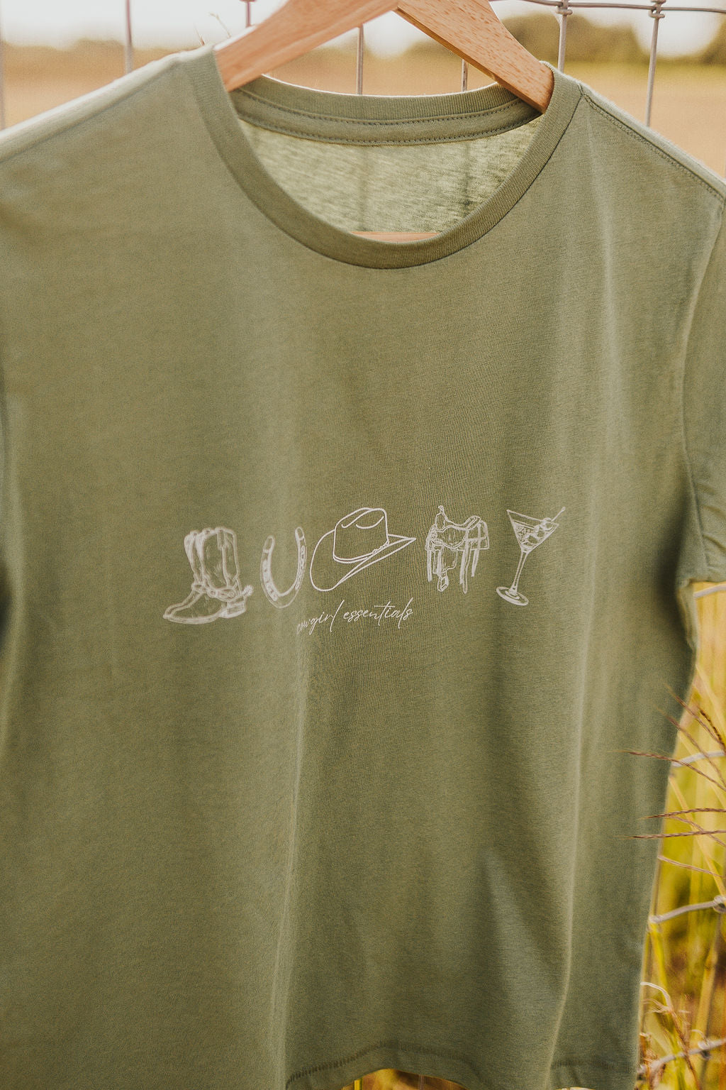 The Cowgirl Essentials Baby Tee