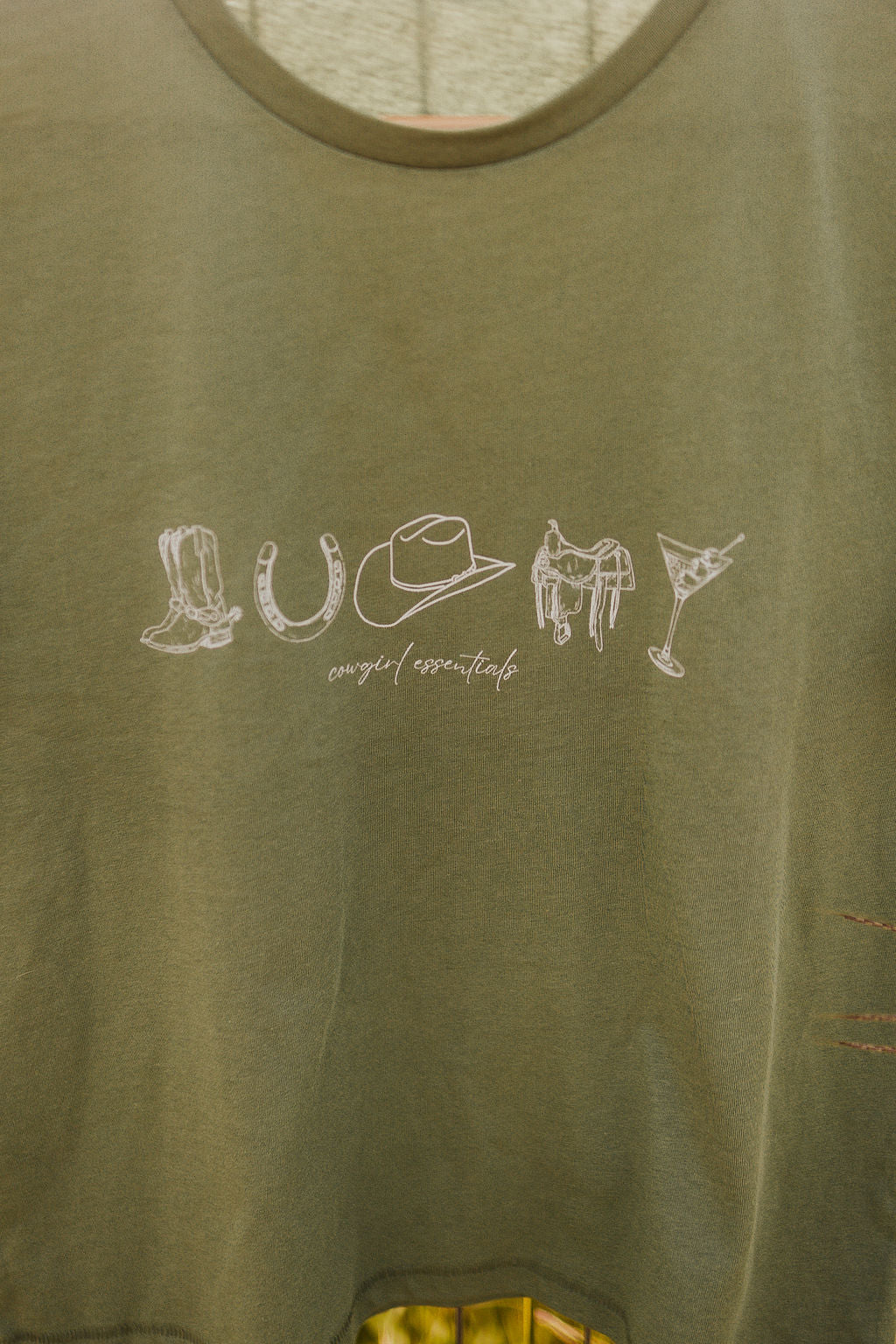 The Cowgirl Essentials Baby Tee