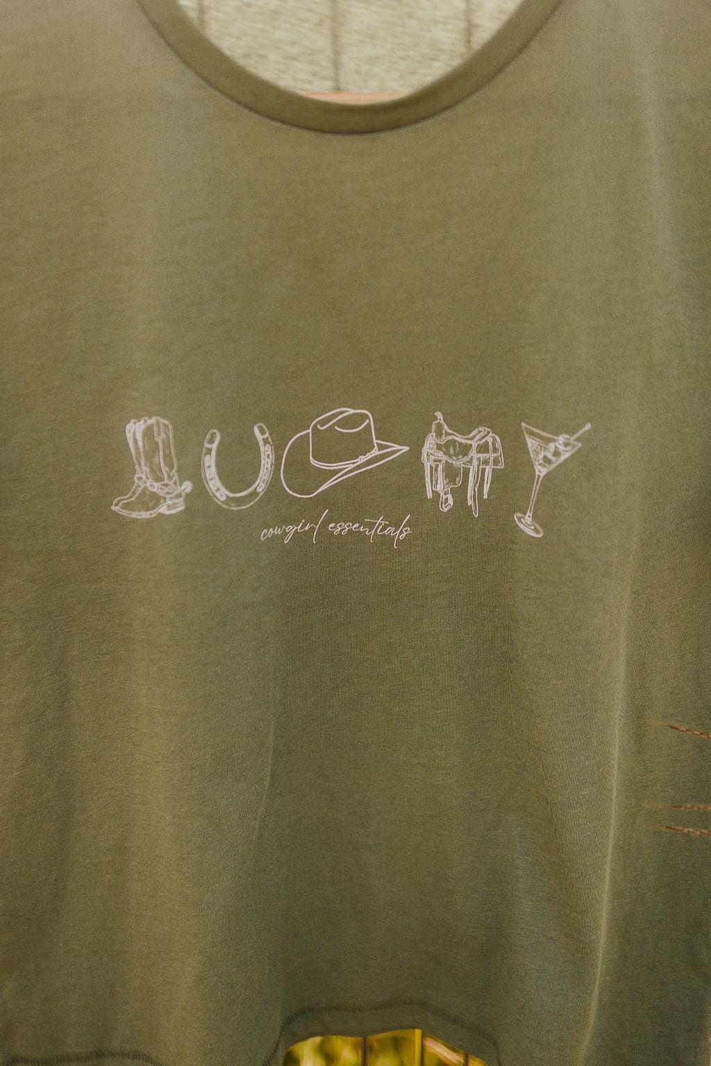 The Cowgirl Essentials Baby Tee