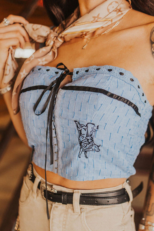 SALE The Bull Rider Crop Top