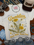 Grow Wild Dandelion Graphic Tee
