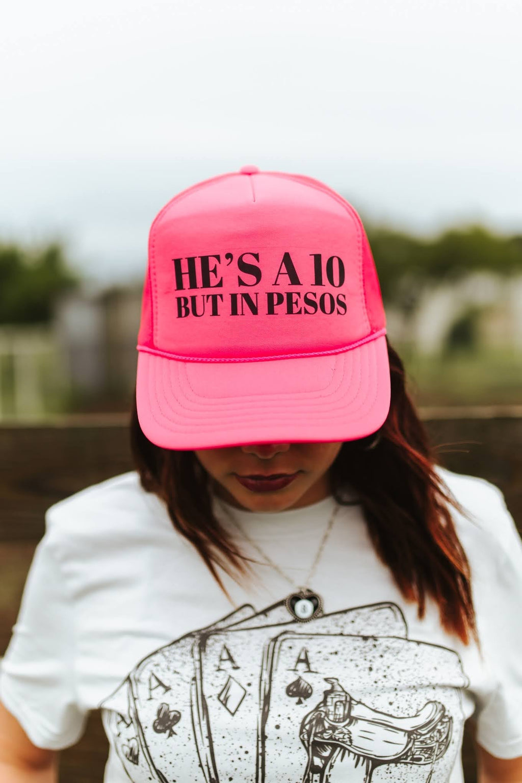 He's A 10 But In Pesos Trucker Hat