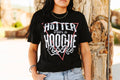 Hotter Than A Hoochie Coochie Graphic Tee - Black