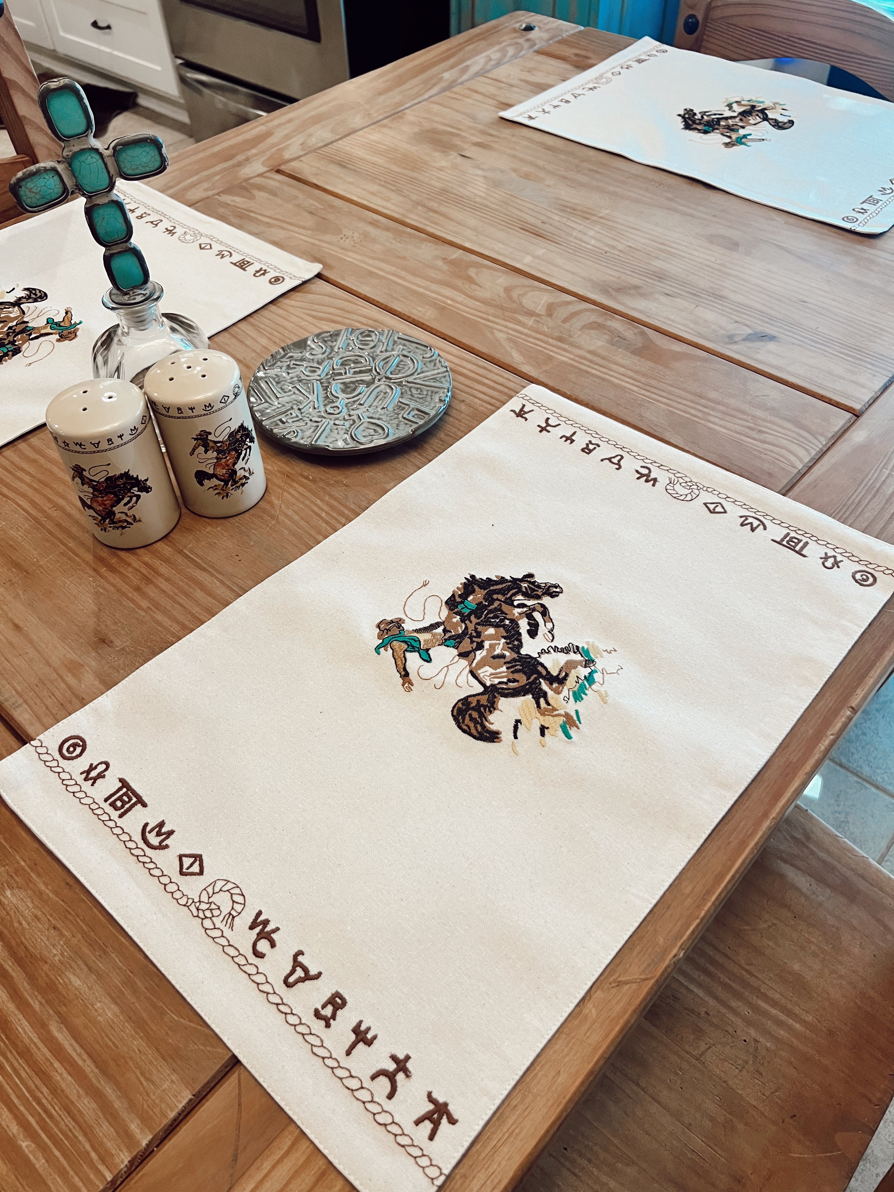 The Bronc Placemat Set of 4