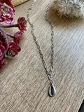 Shell Pendant Paperclip Chain Choker