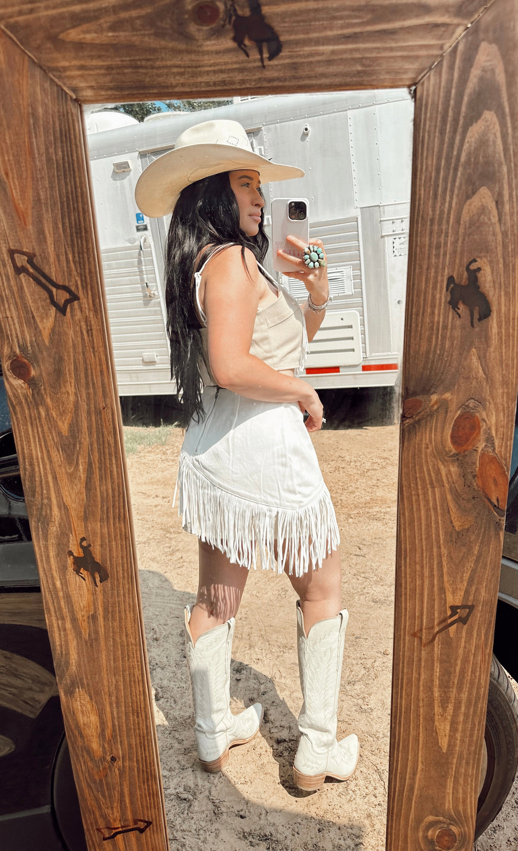 The Annie Fringe Skirt
