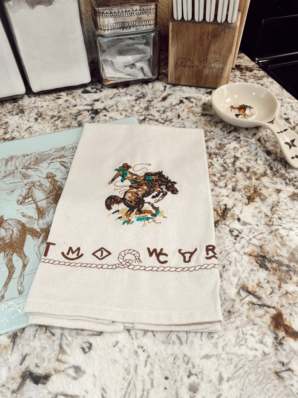 The Bronc Kitchen Towel Set of 2