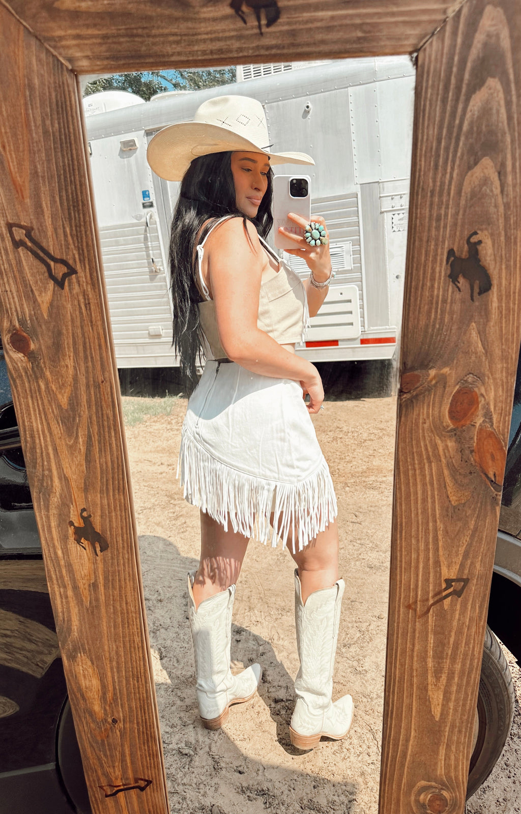 The Annie Fringe Skirt