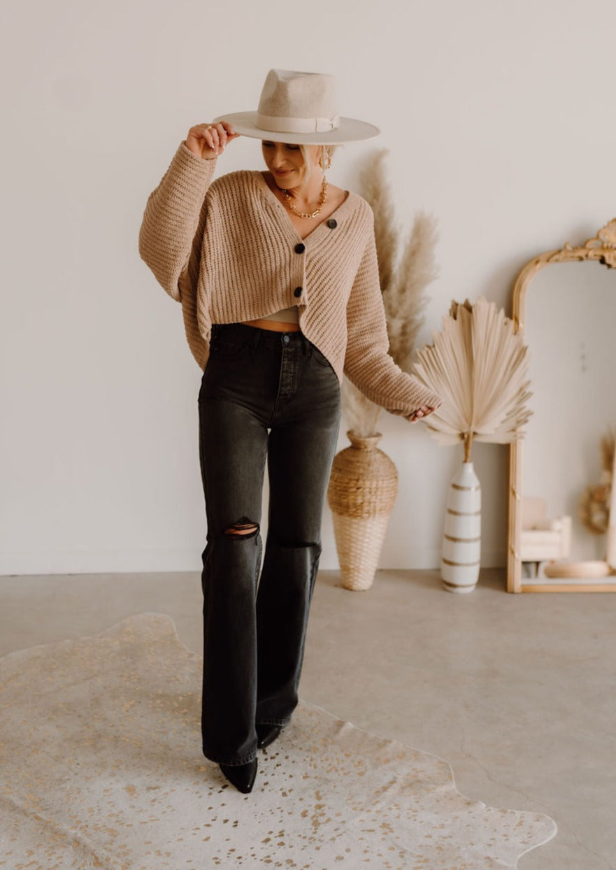 The Serena Pant in Washed Black