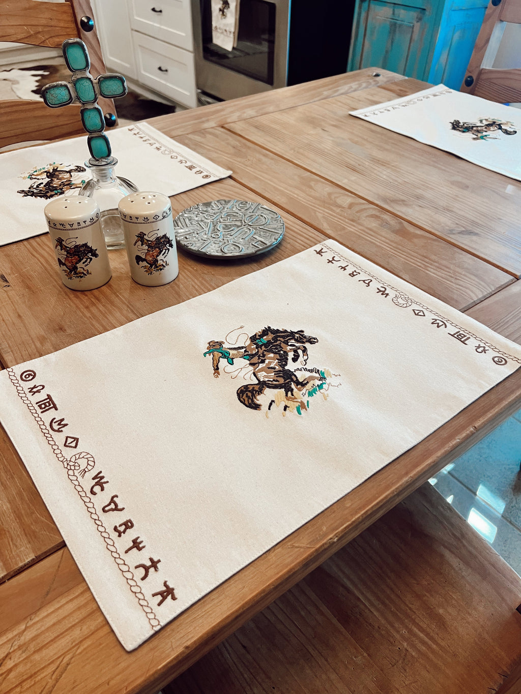 The Bronc Placemat Set of 4