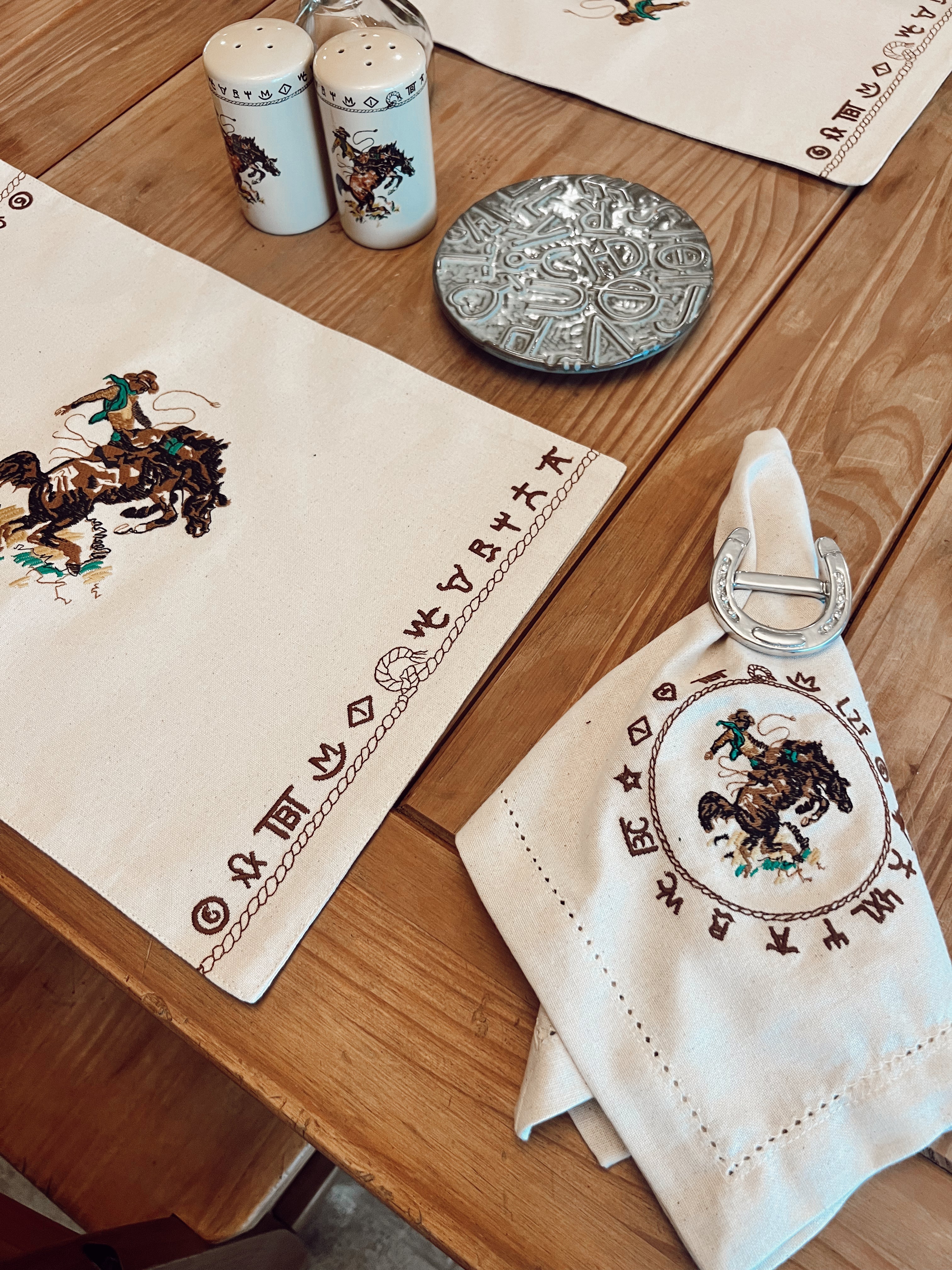 The Bronc Placemat Set of 4