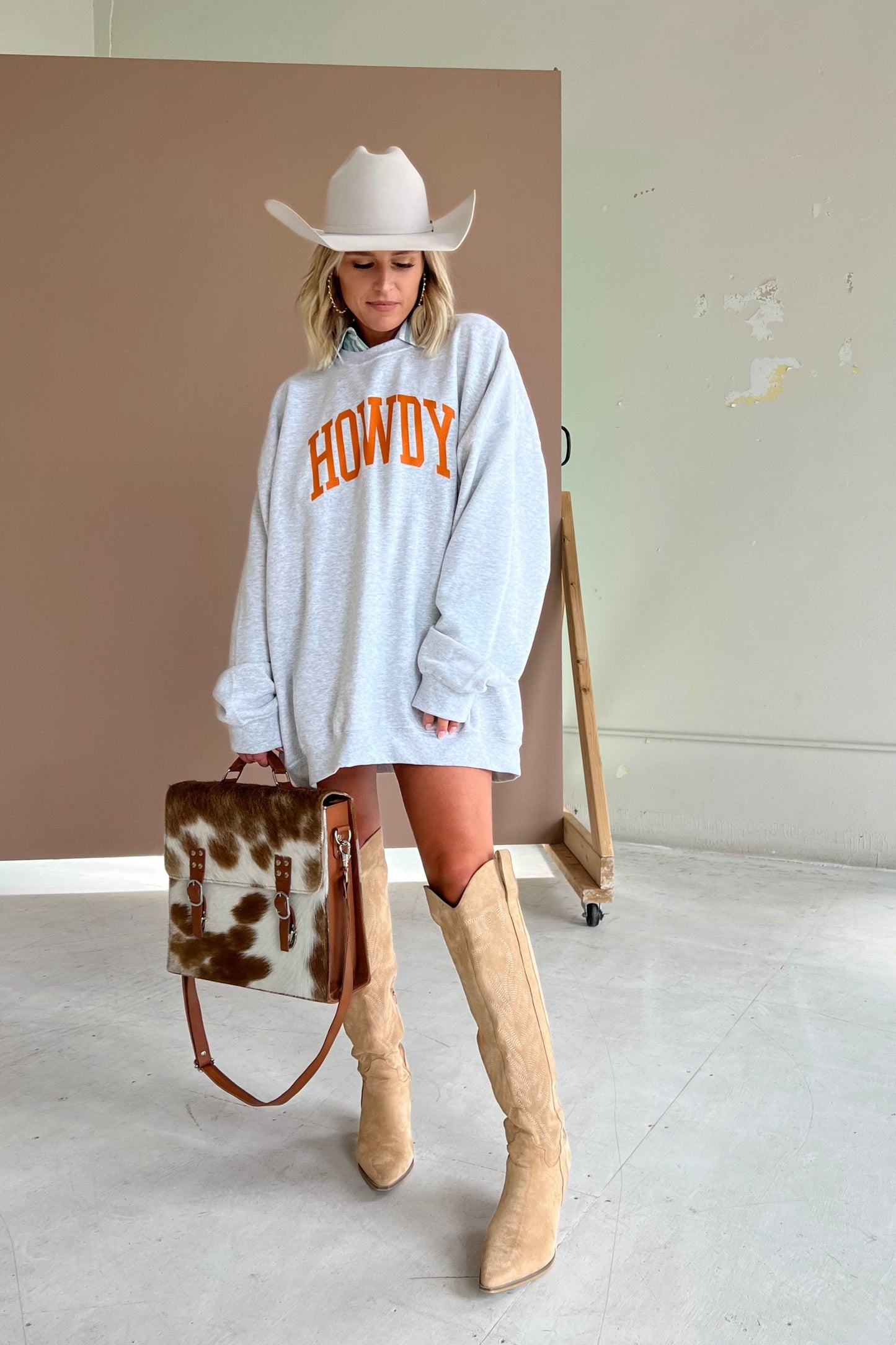 The Out West Suede Tall Cowboy Boot