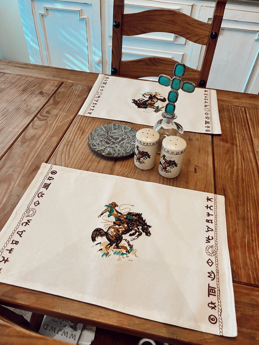 The Bronc Placemat Set of 4