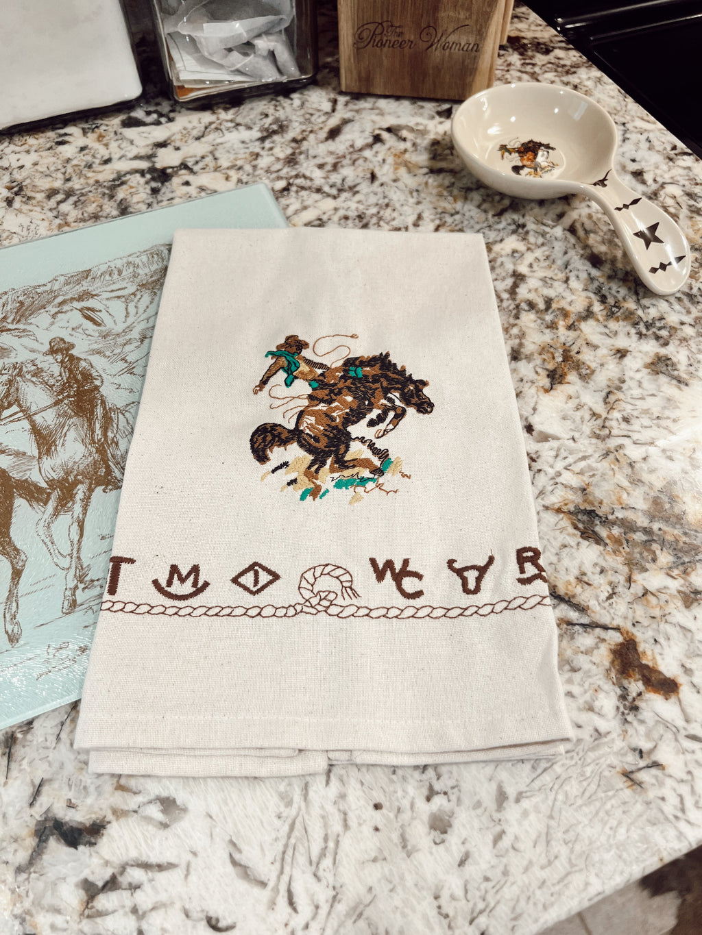 The Bronc Kitchen Towel Set of 2