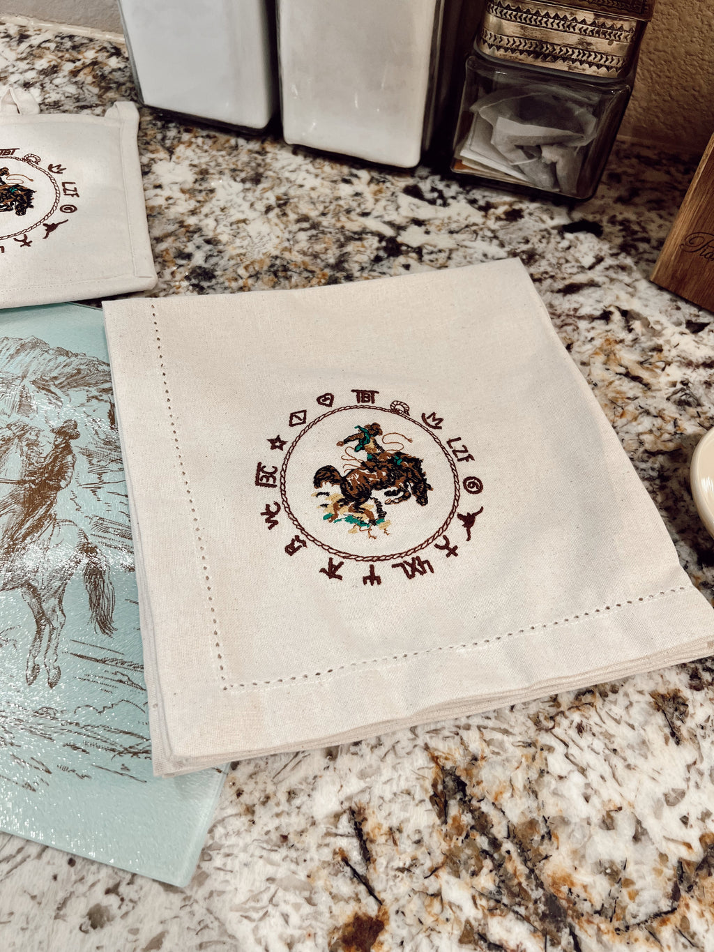 The Bronc Napkin Set
